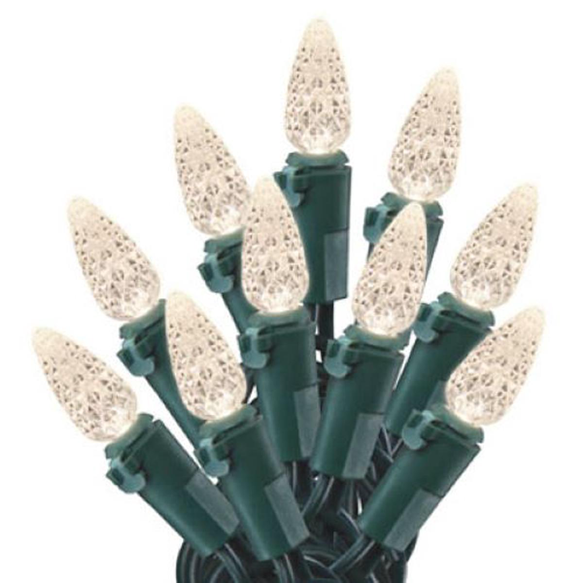 Holiday Wonderland 47949-88A 200-Count Warm White C6 LED Christmas Lights 8211 Quantity of 6