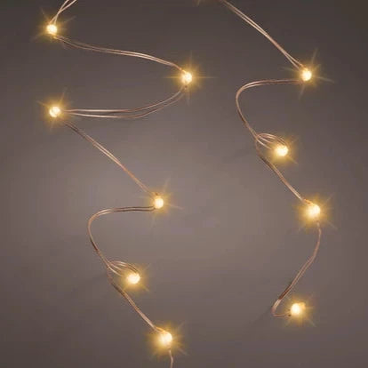 Micro LED stringlights L495cm copper/classic warm
