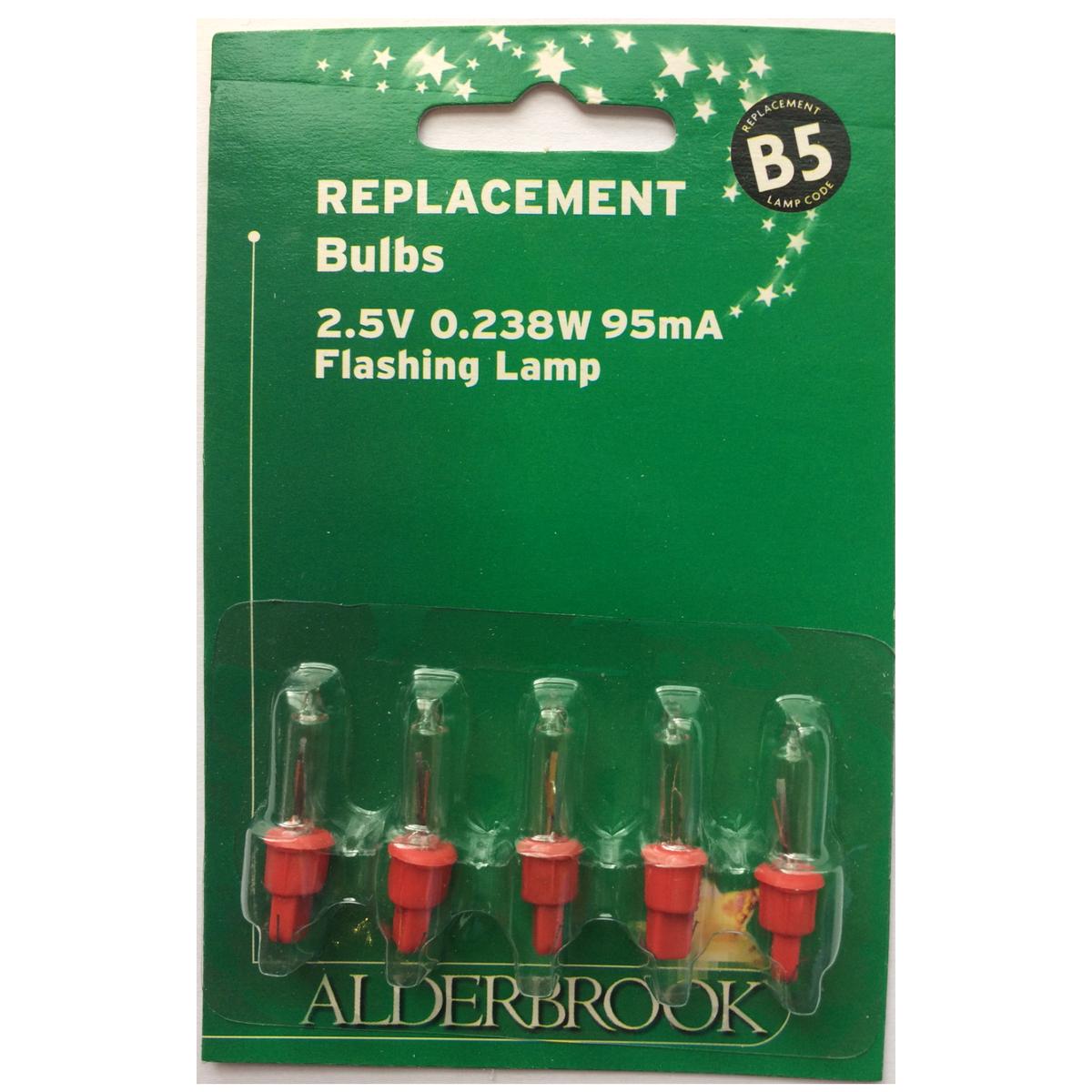 Noma Alderbrook AK0176X Replacement Lamps - B5 Clear