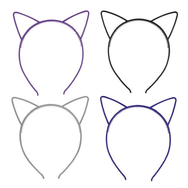 Cat Ear Headband, Assortment, 4 Count