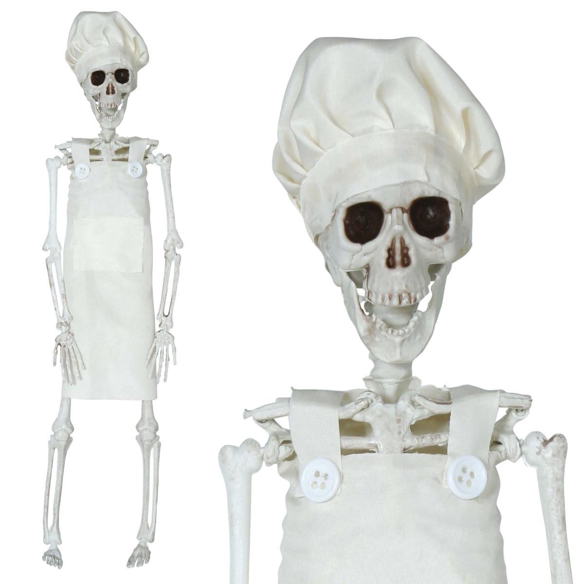 Skelet hngende dekoration Chef 40cm