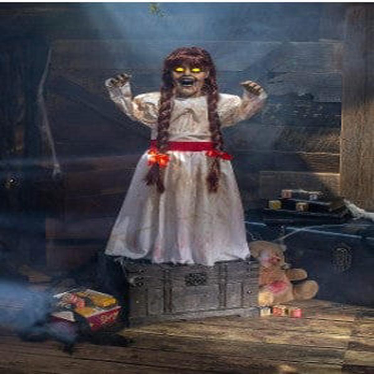 Animated Grim Girl Talking Doll