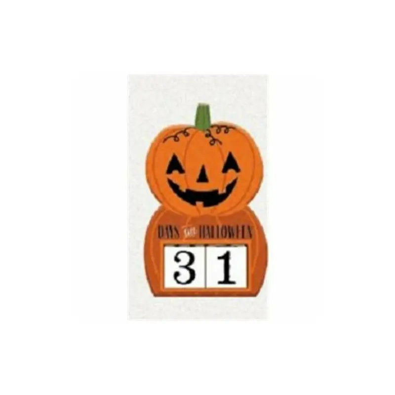 Pumpkin Count Down to Halloween Sign