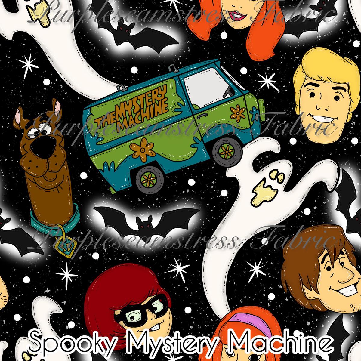 Spooky Mystery Machine  Fabric