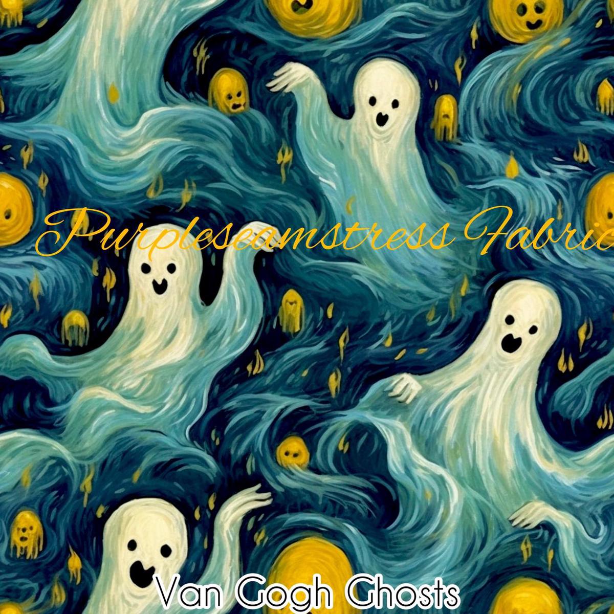 Van Gogh Ghosts  Fabric
