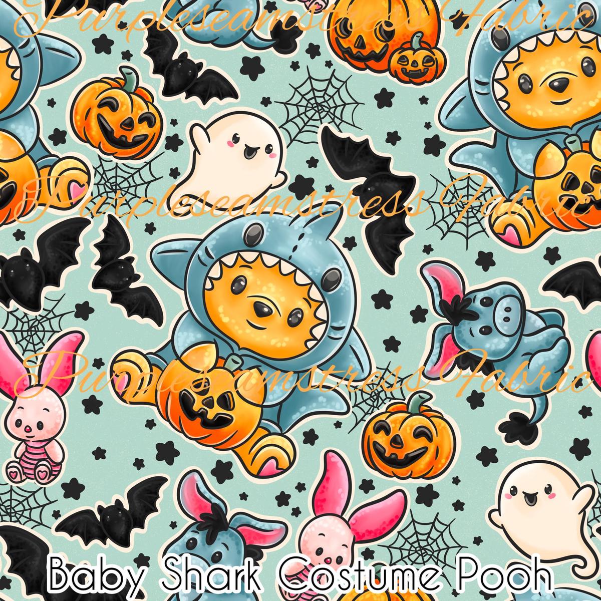 Baby Shark Costume Pooh  Fabric