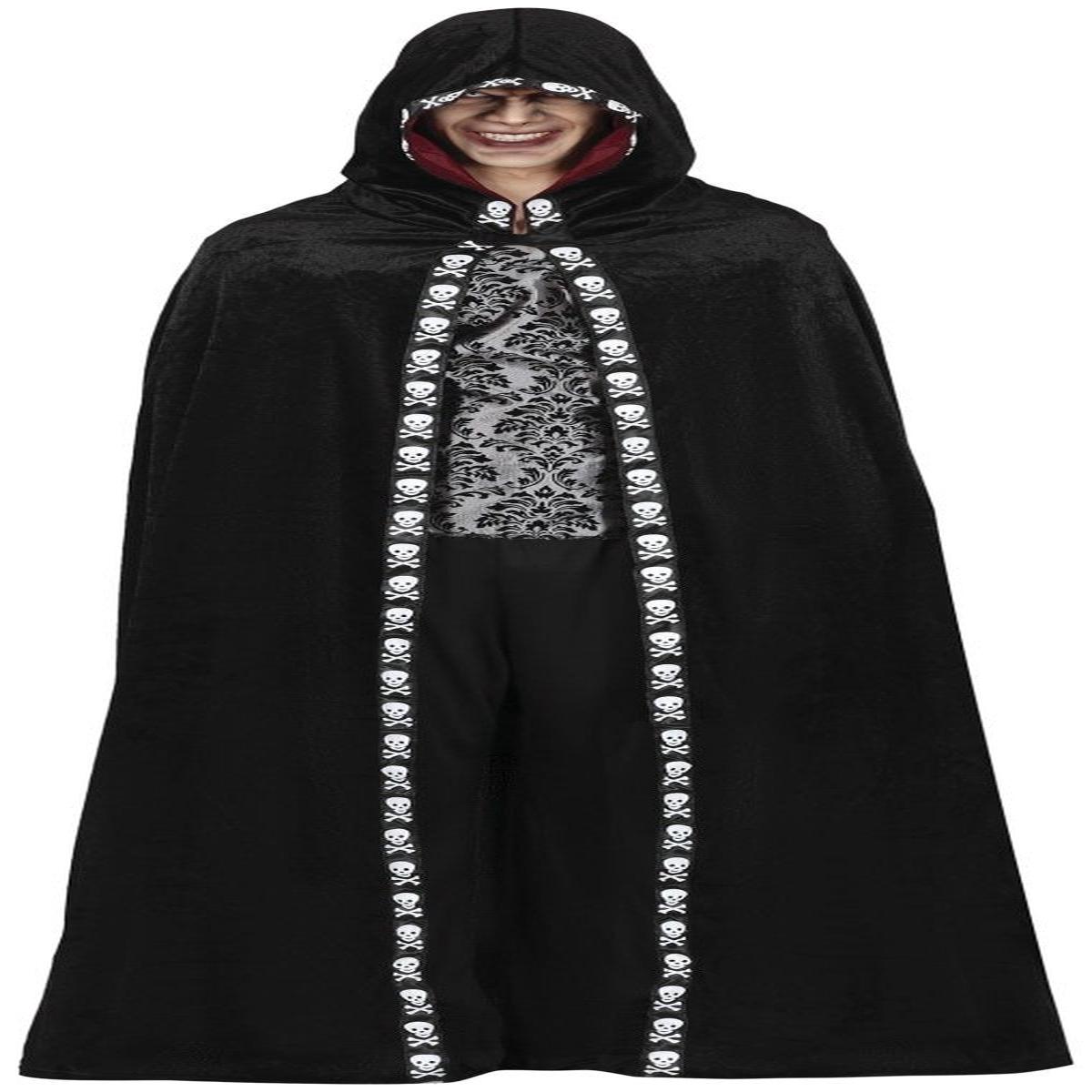 Sort kappe i fljl 1,5 m