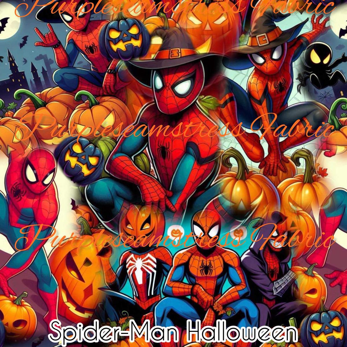 Spiderman Halloween  Fabric