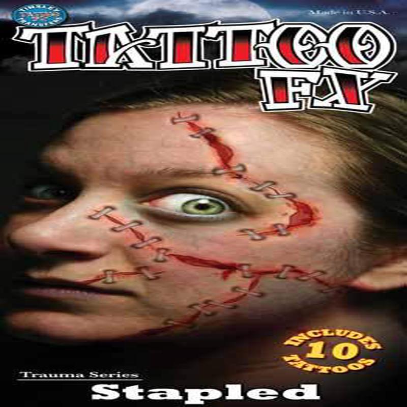 Trauma Tattoo Stapled