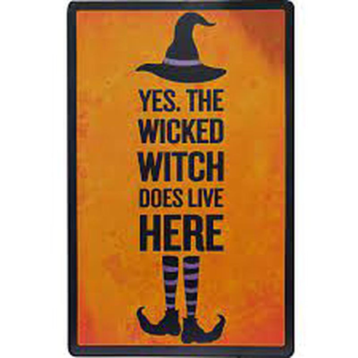 188221 Metal Sign 8211 Witch Assorted