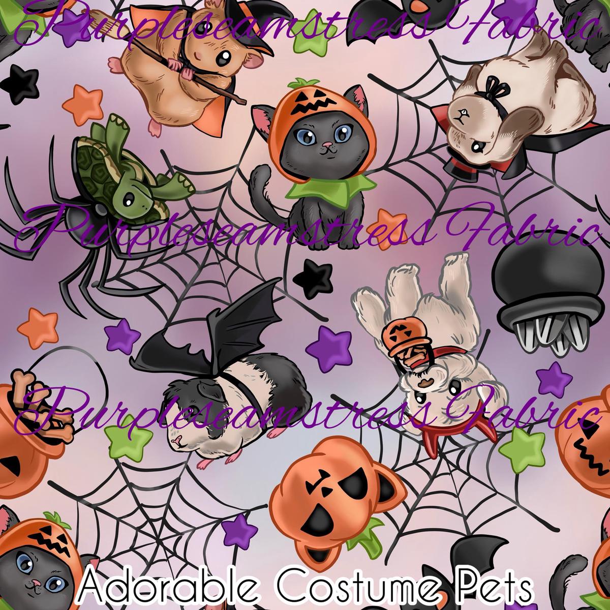 Adorable Costume Pets  Fabric