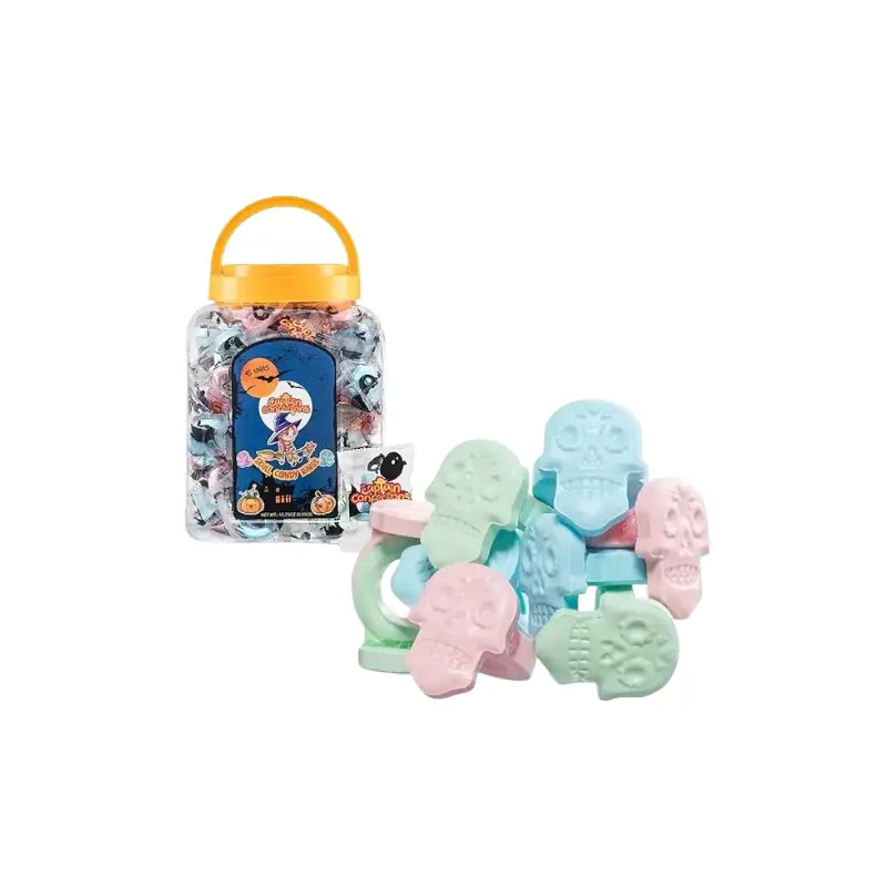 Sugar Skull Candy Ring 45 Count Tub 15.75 oz.
