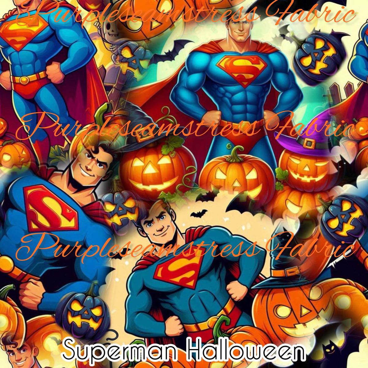 Superman Halloween  Fabric
