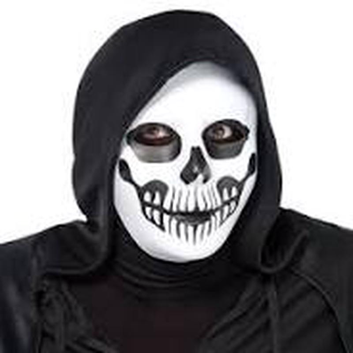 Black 038 Bone Skull Plastic Mask