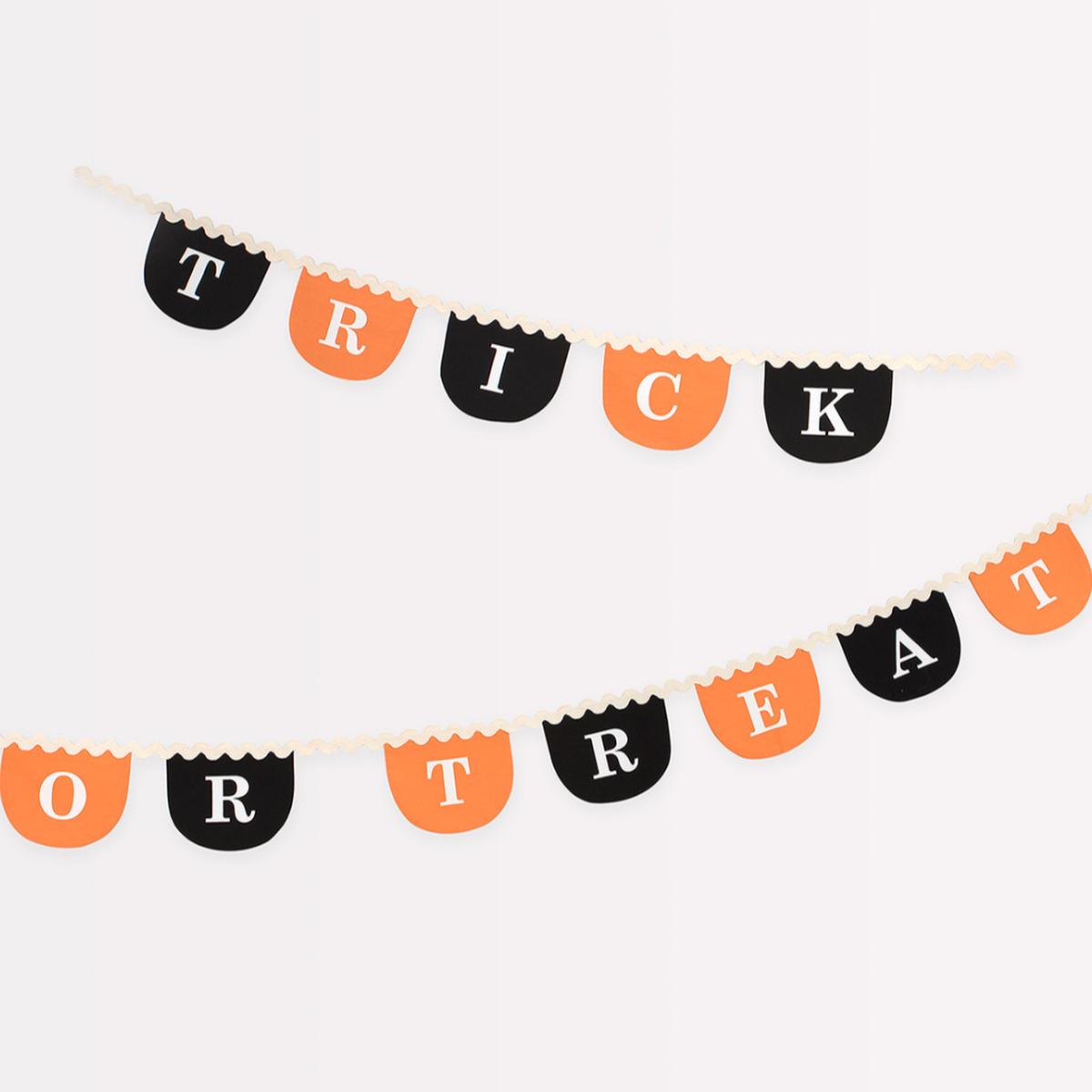 Trick Or Treat Fabric Garland