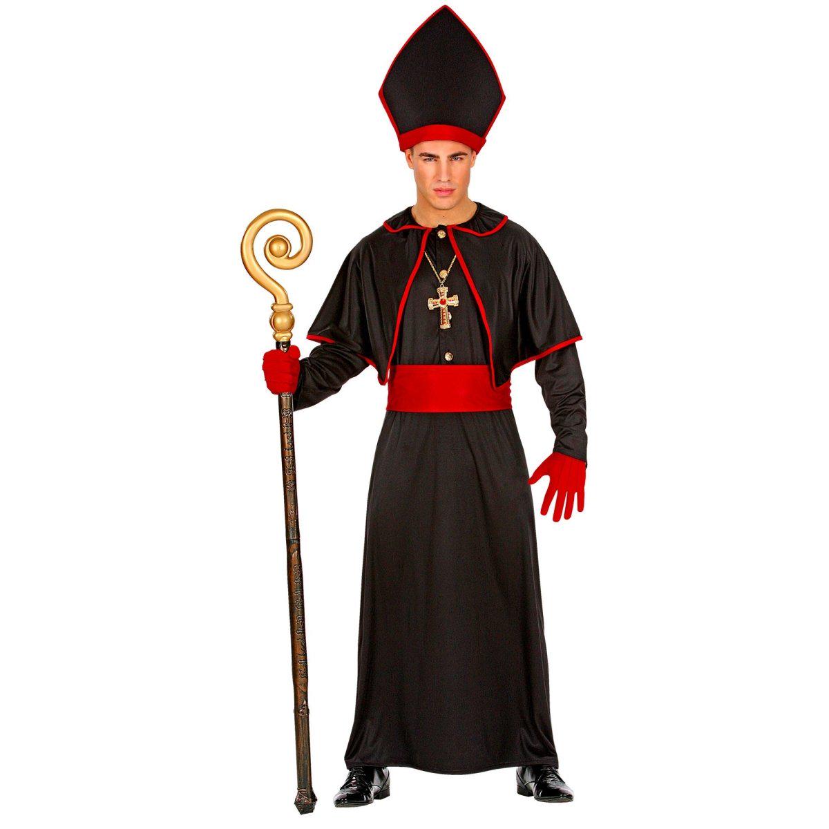 Bishop Kostume Sort Rd 4-delt