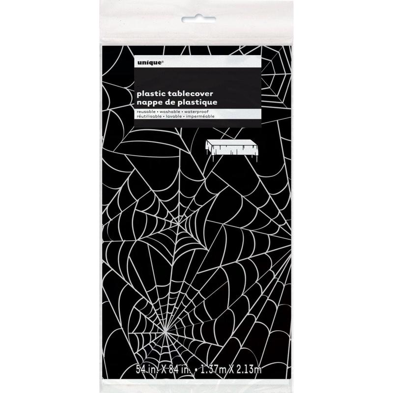 Rectangular Spider Web Table Cover, 54 x 84 Inches, 1 Count