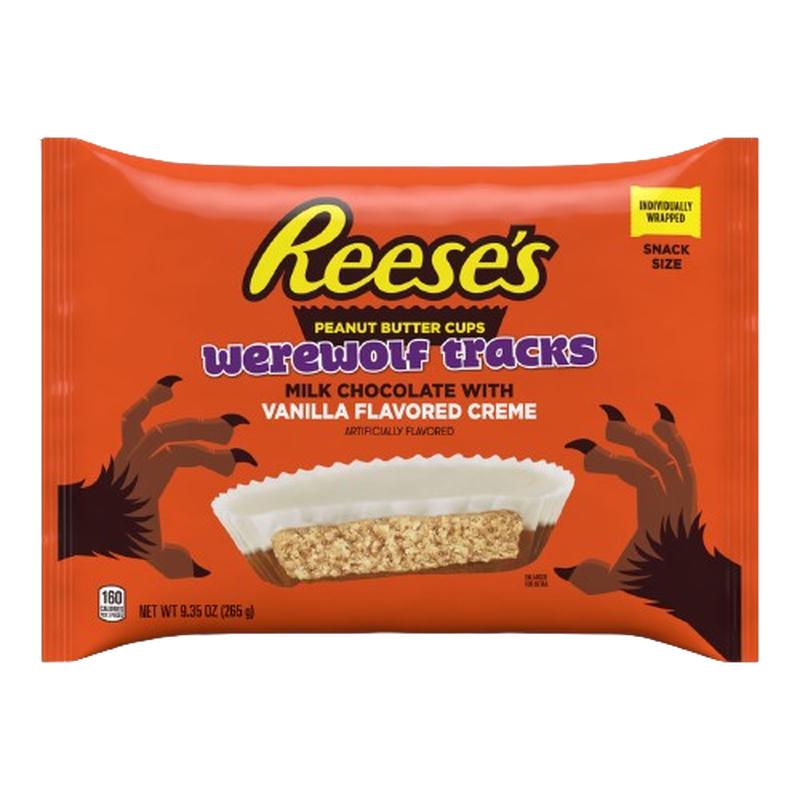 Reese's Werewolf Tracks Peanut Butter Cups Snack Size 9.35 oz. Bag