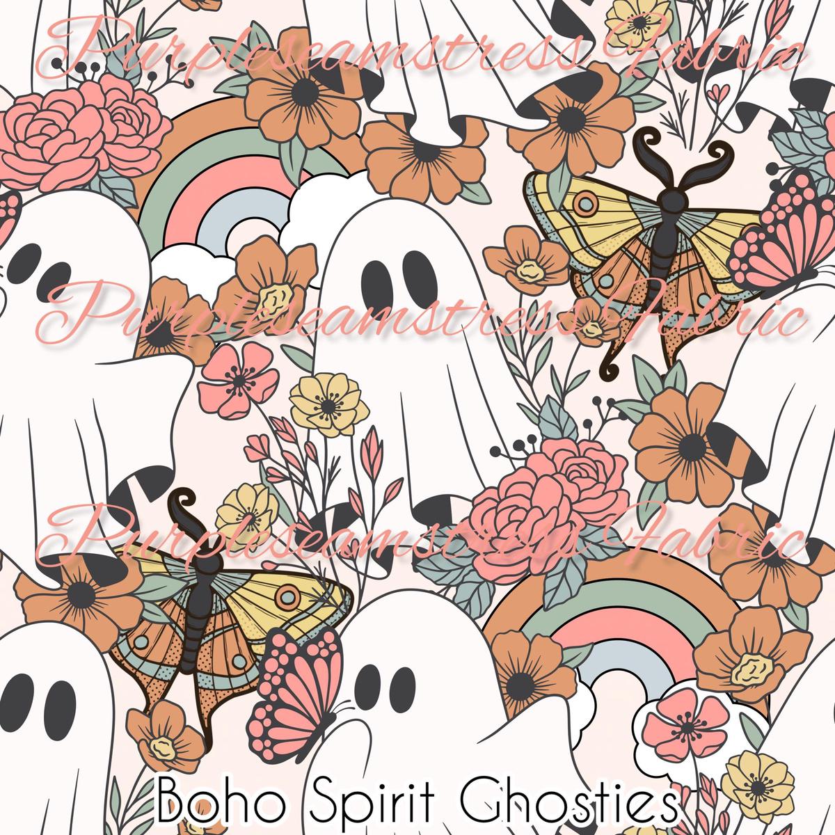 Boho Spirit Ghosties  Fabric