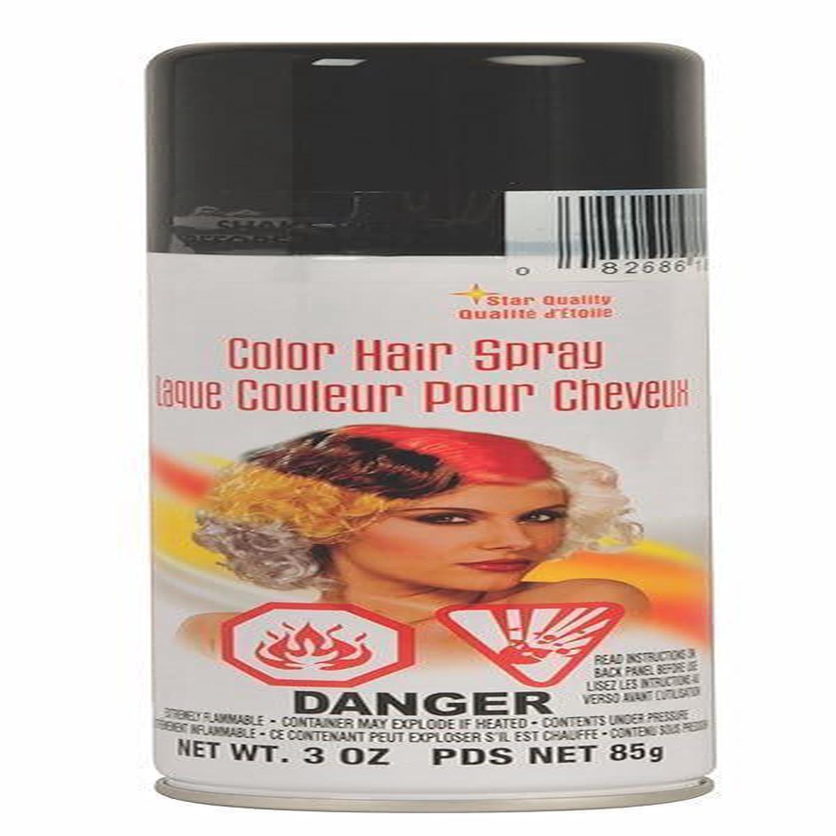 Color Hair Spray Black