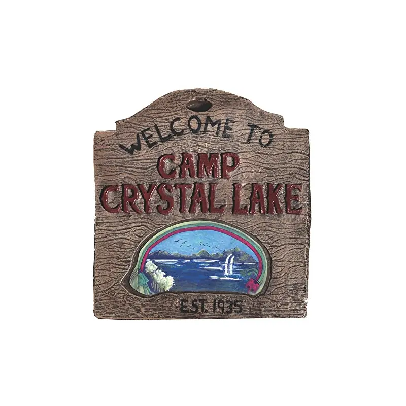 Rubie's Plastic Friday the 13th Camp Crystal Sign