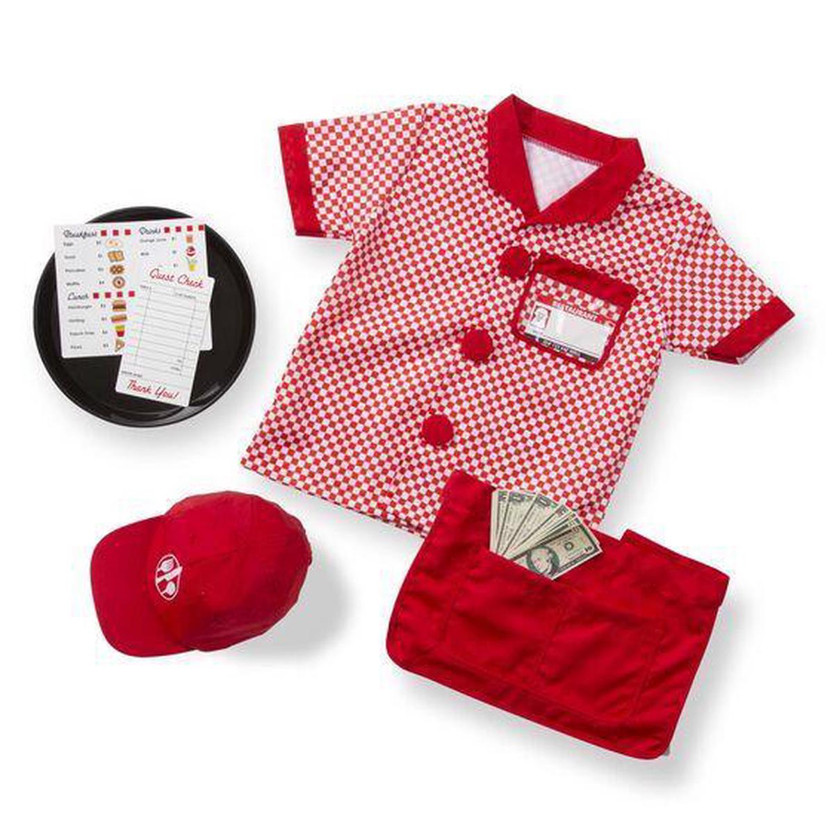 Server Role Play Costume Set 3-6 yrs