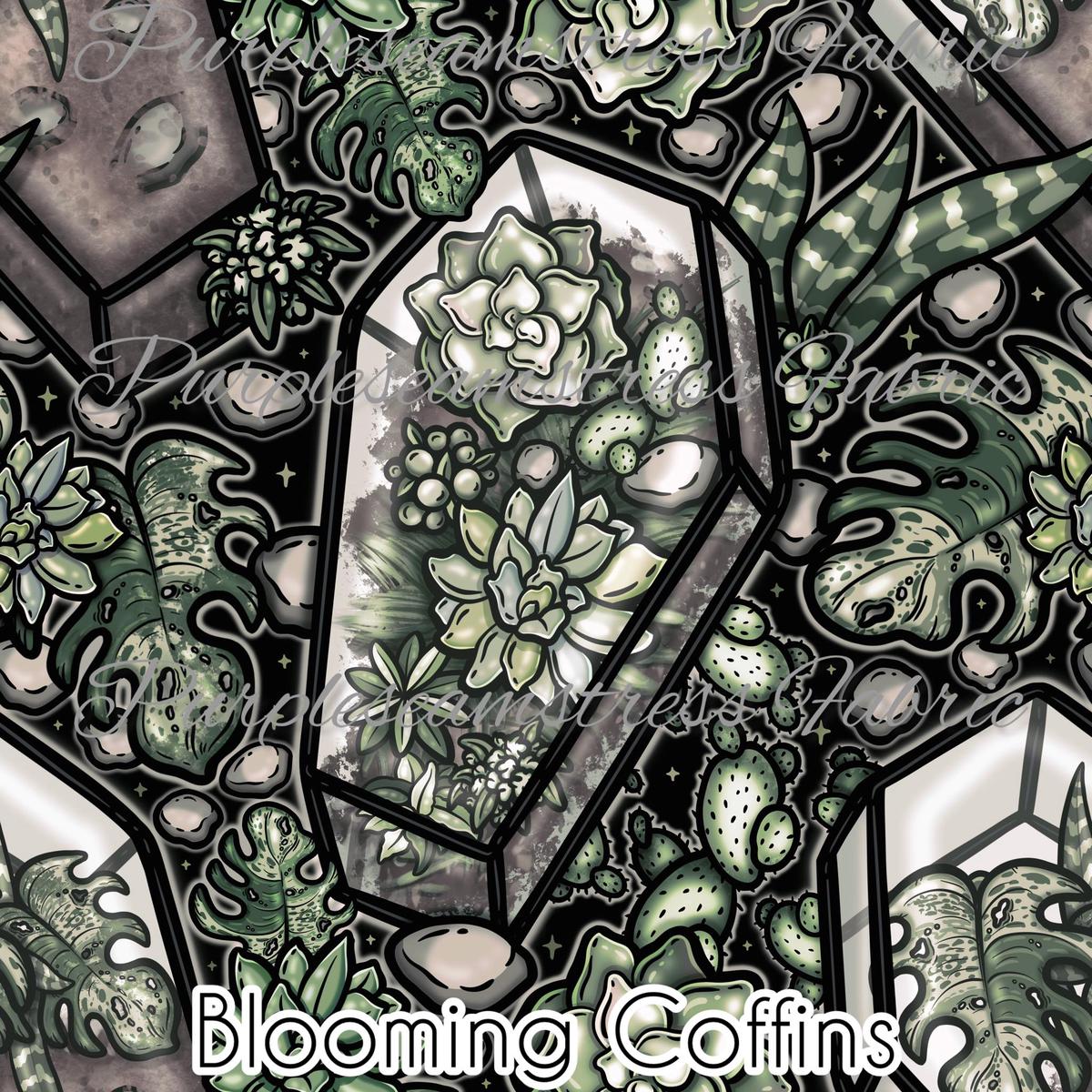Blooming Coffins  Fabric