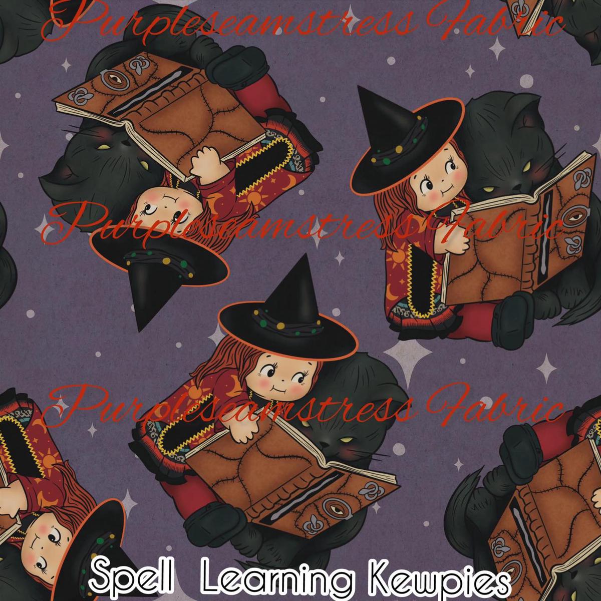 Spell Learning Kewpies  Fabric