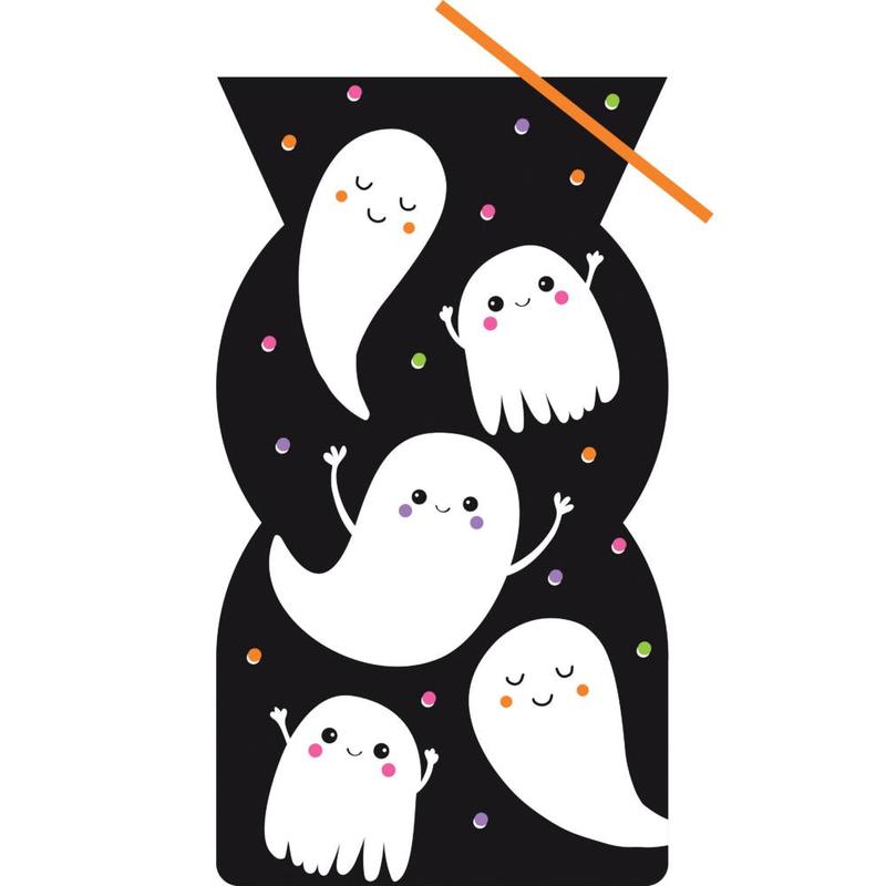 240/Case Bulk Halloween Ghosts Favor Bags