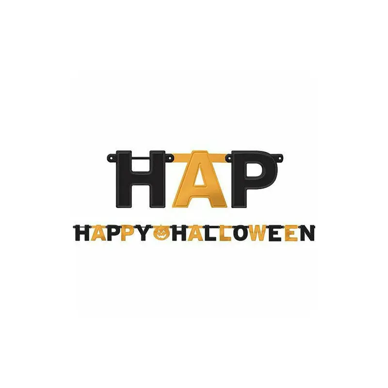 Happy Halloween Letter Banner