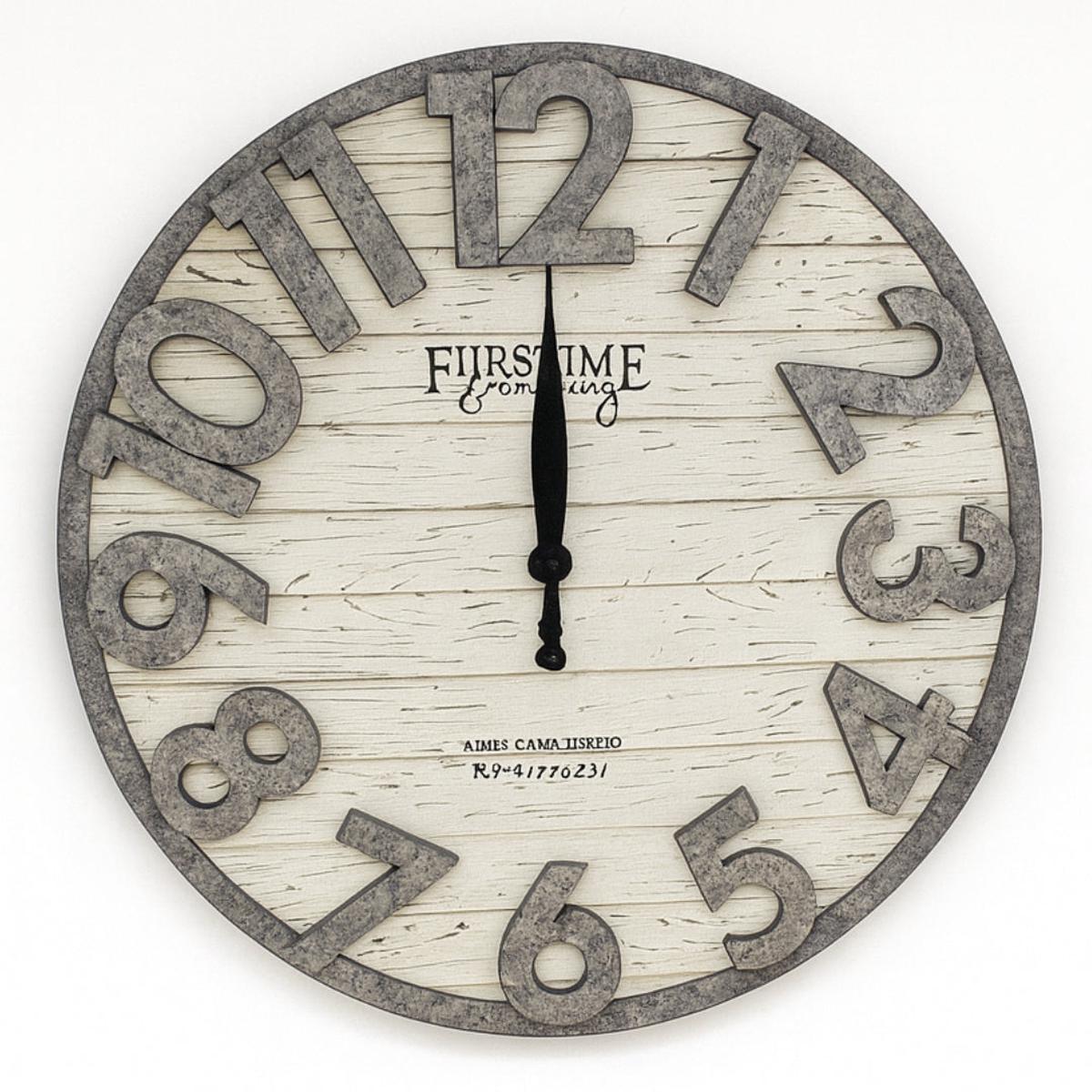 Sawyer Shiplap Wall Clock  18
