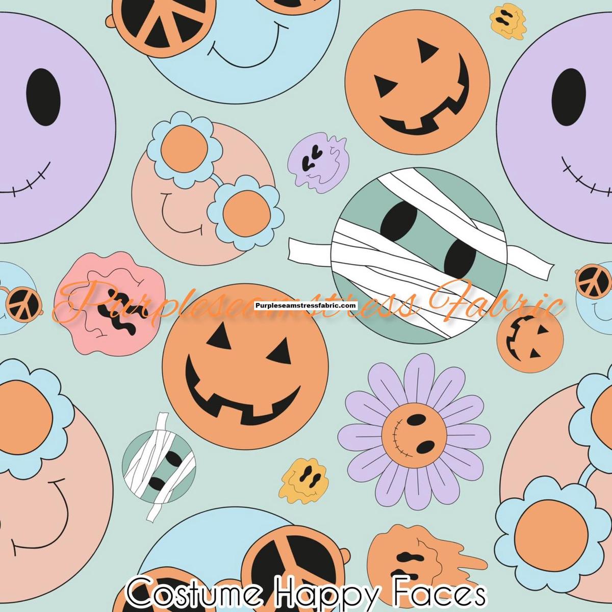 Costume Happy Faces  Fabric