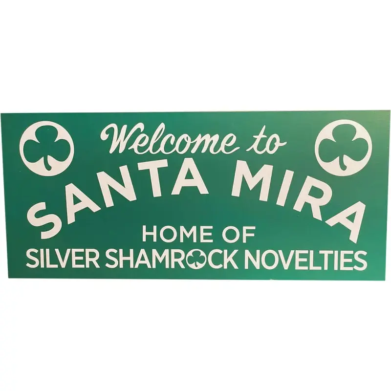 HALLOWEEN III: SEASON OF WITCH - SANTA MIRA WOOD SIGN