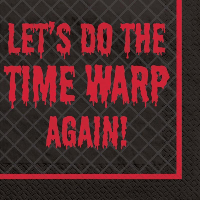 Rocky Horror Show Small Beverage Napkins, 36 Count