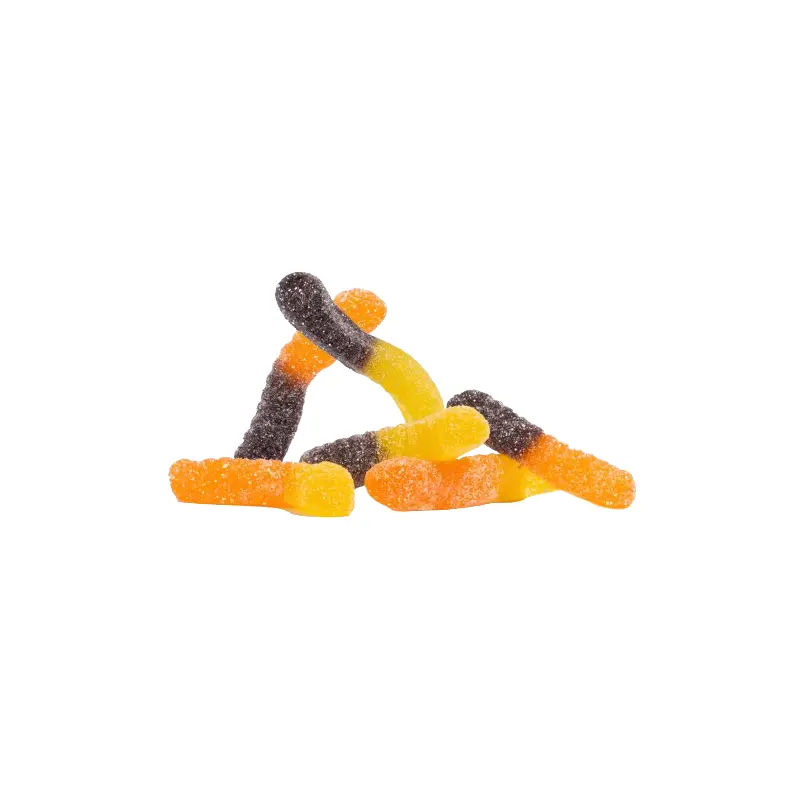 Albanese Sour Fall Mini Gummi Worms 4.5 lb. Bulk Bag