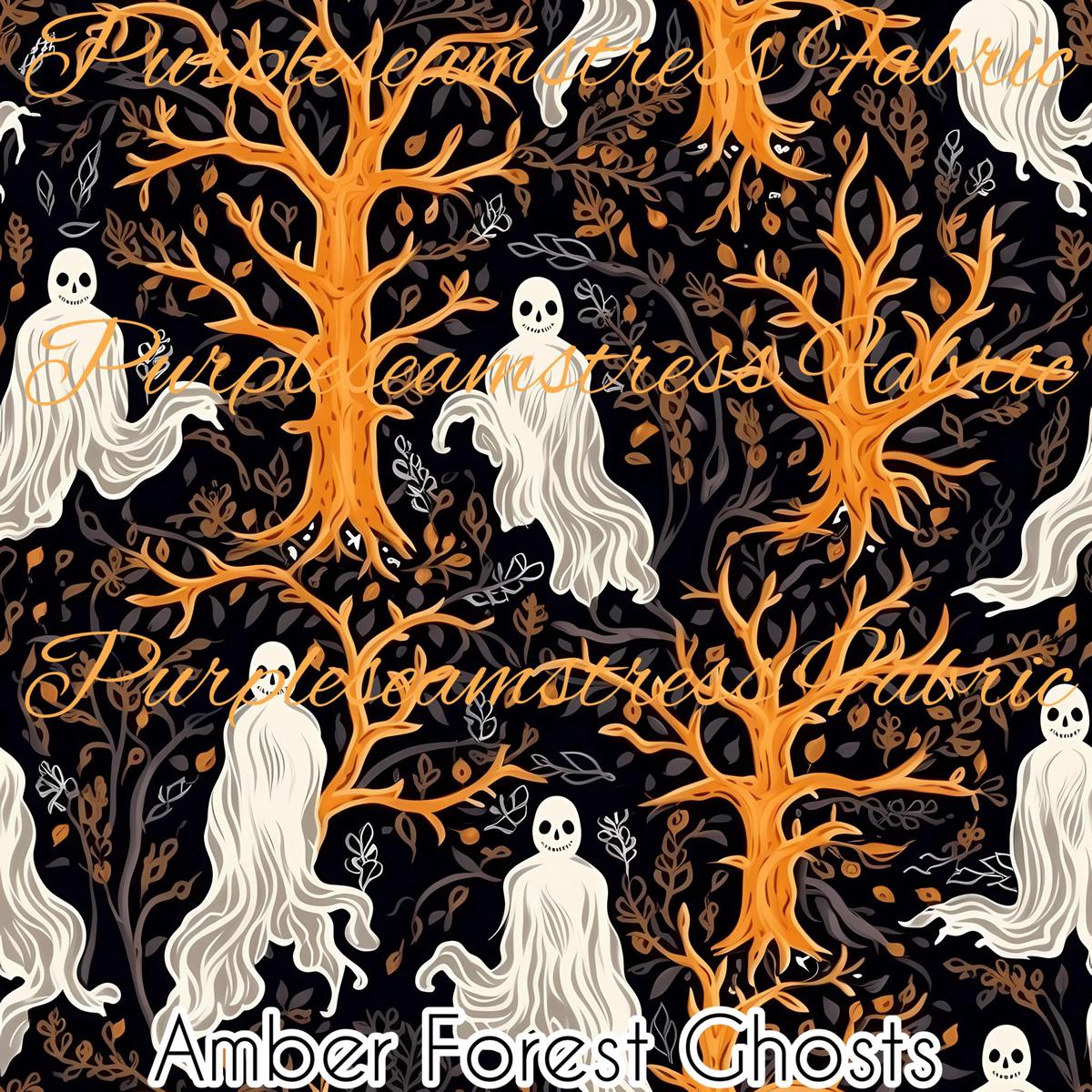 Amber Forest Ghosts  Fabric