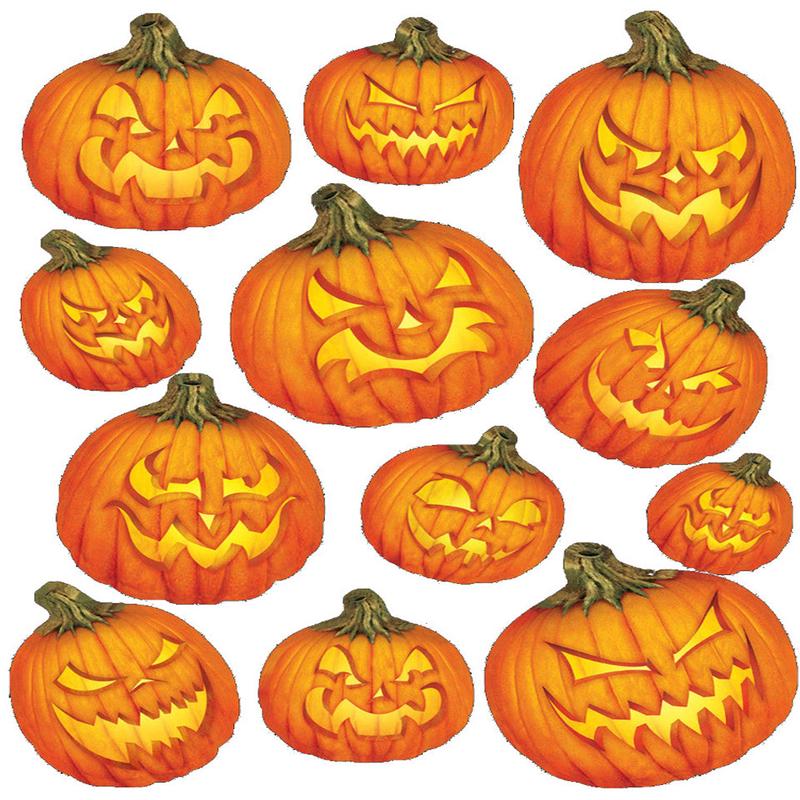Scary J-O-L Clings Evoke Halloween Chills!