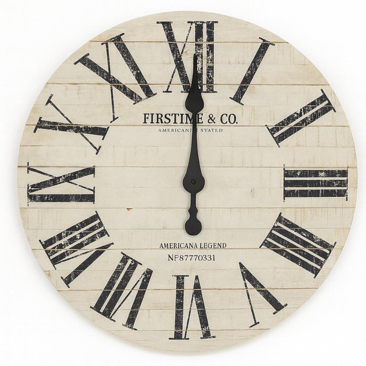Shiplap Wall Clock  18
