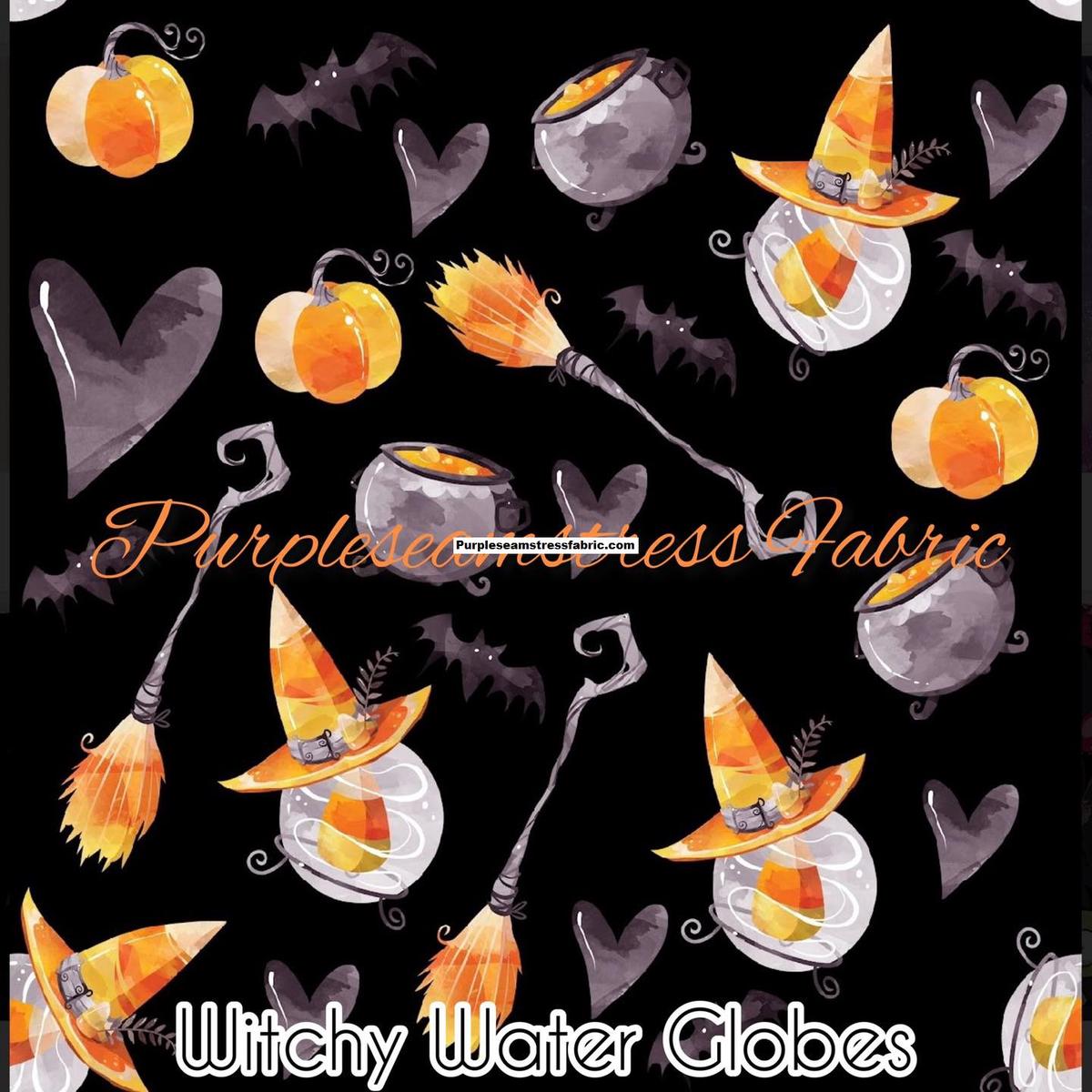 Witchy Water Globes  Fabric