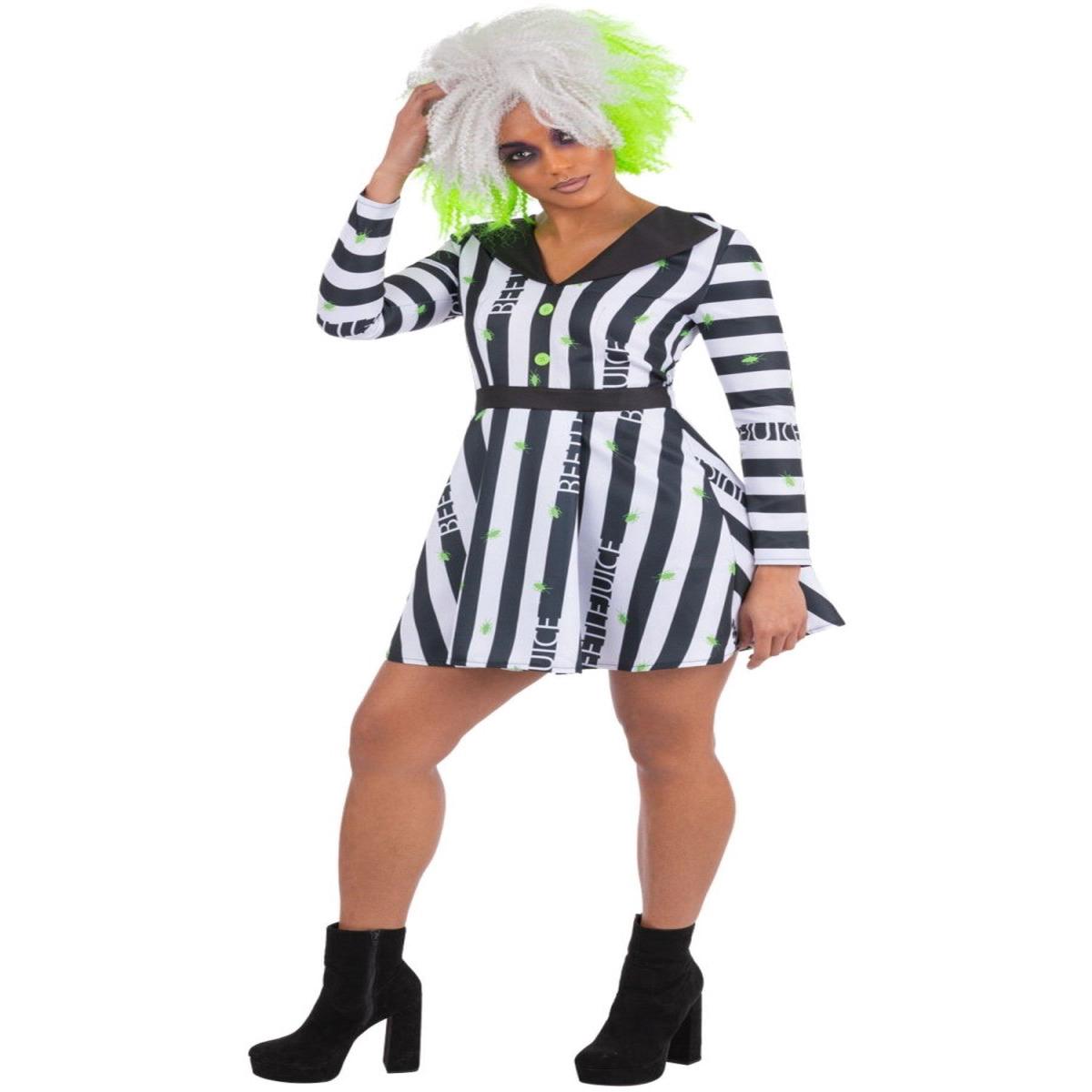 Beetlejuice-kostume til kvinder