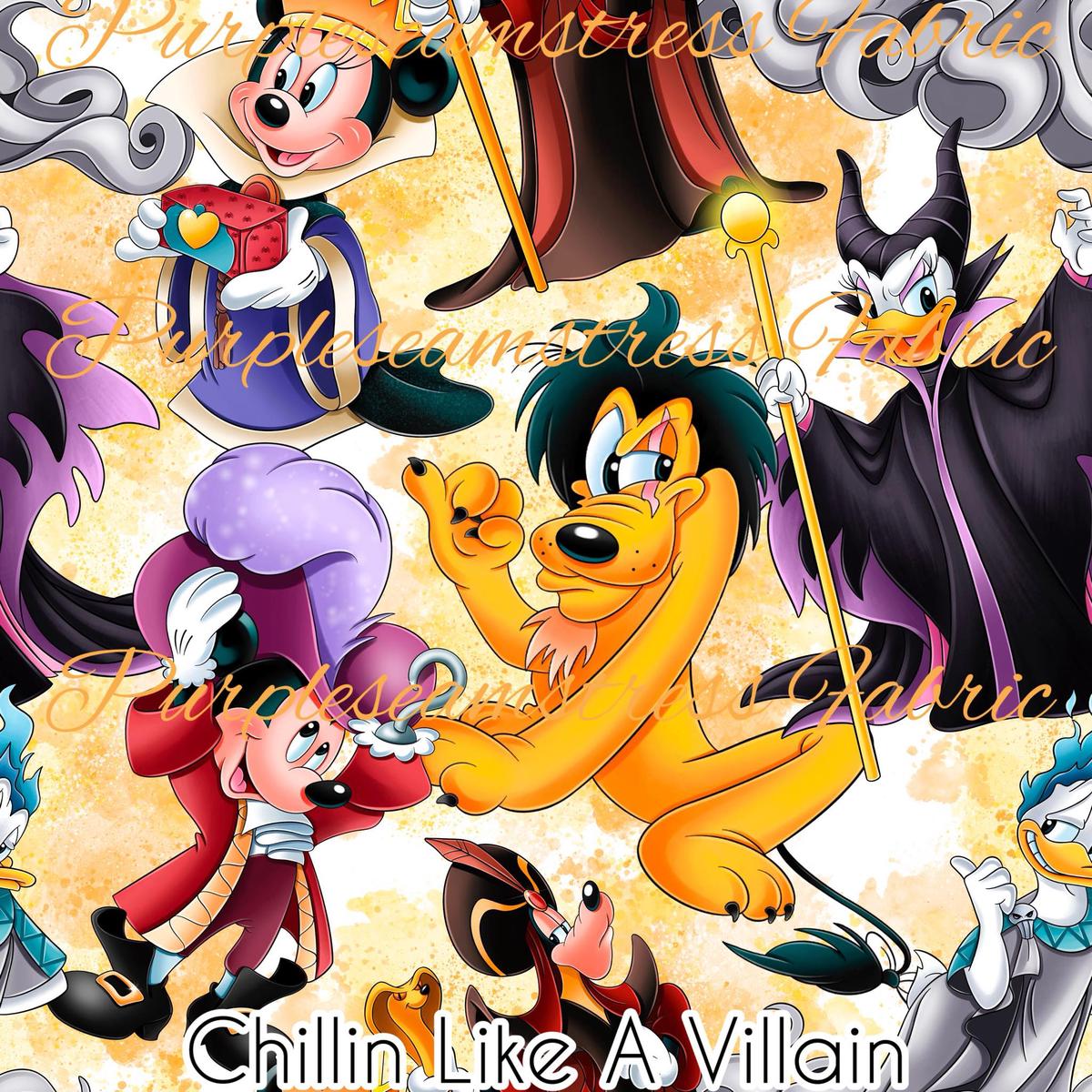 Chillin Like A Villain  Fabric