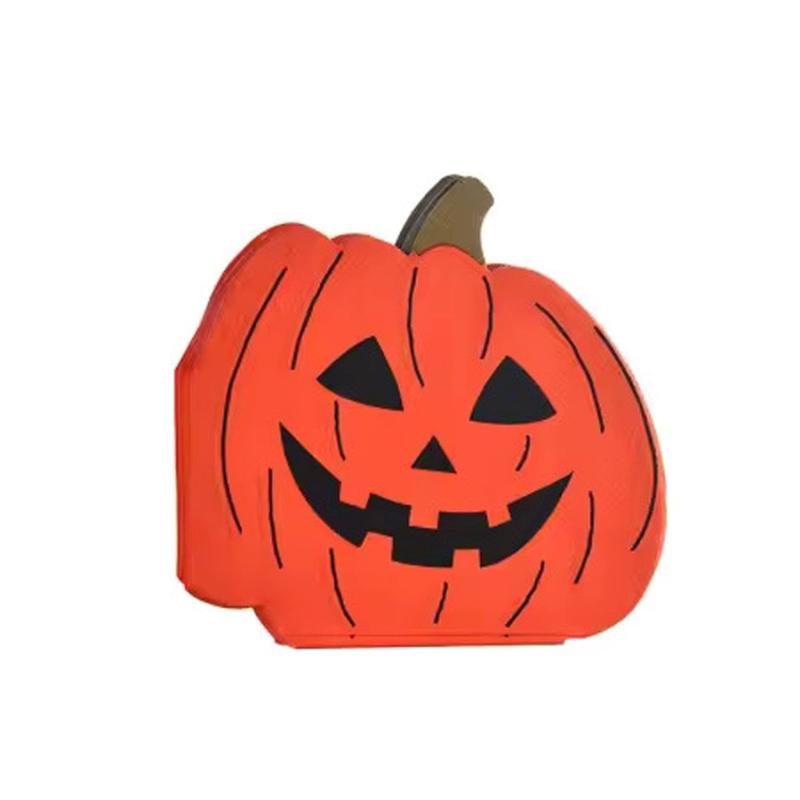Spooky Wonders Pumpkin Small Beverage Napkins, 16 Count