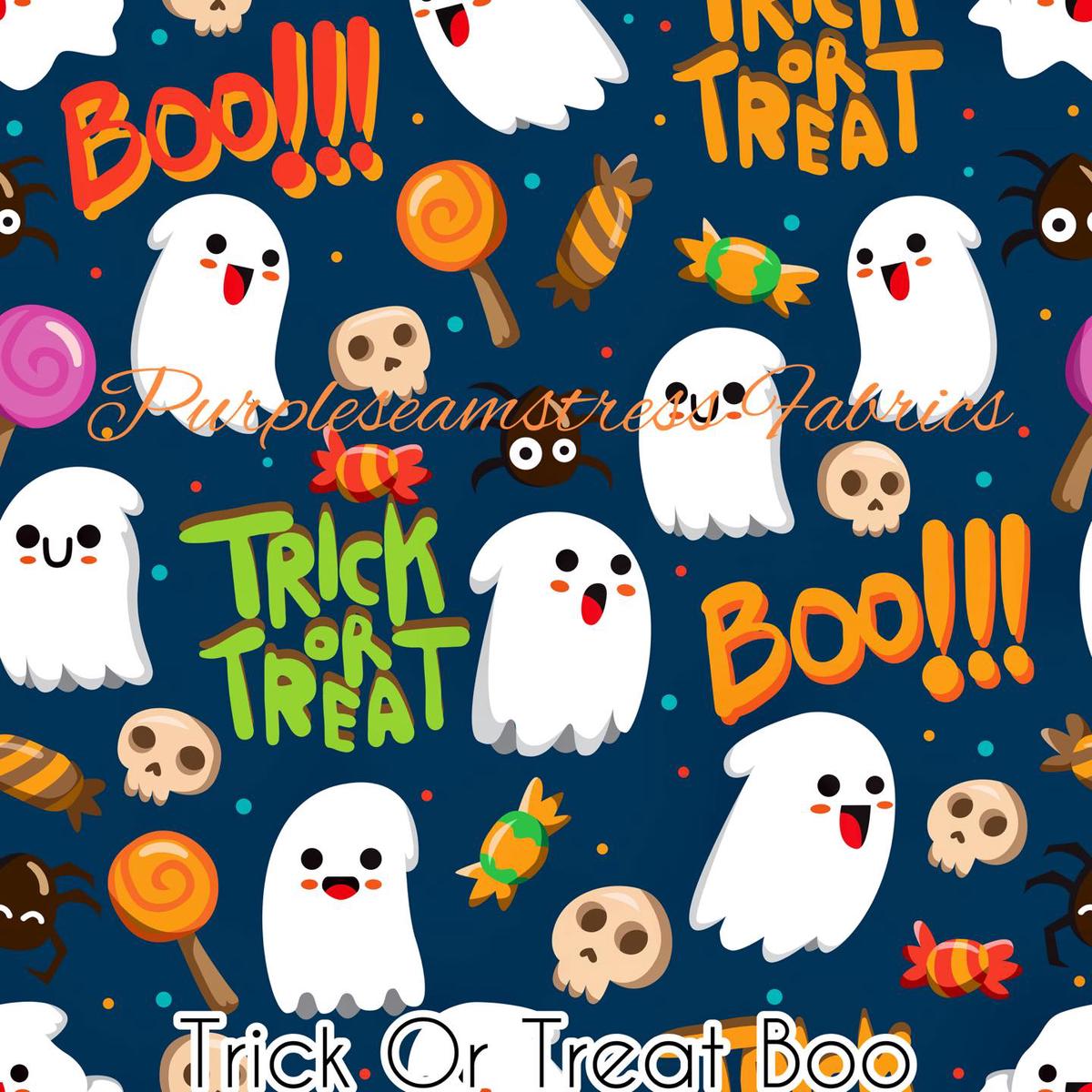 Trick or Treat Boo  Fabric