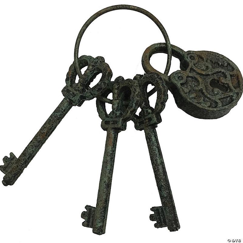 Cast Iron Lock and Keys