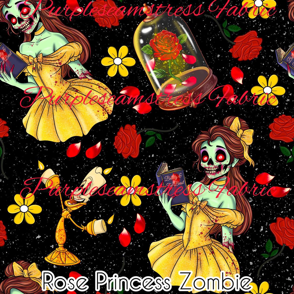 Rose Princess Zombies  Fabric