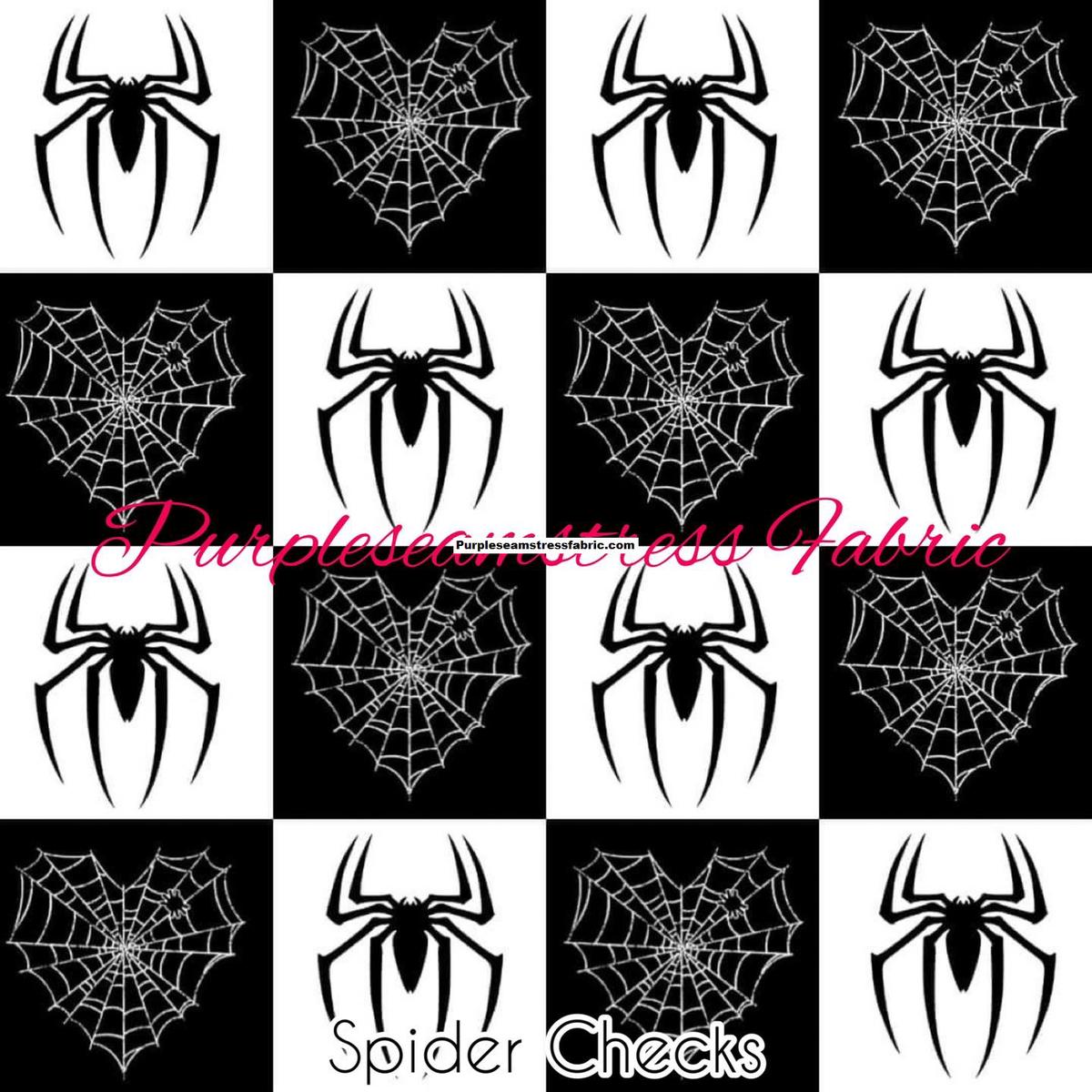 Spider Checks  Fabric