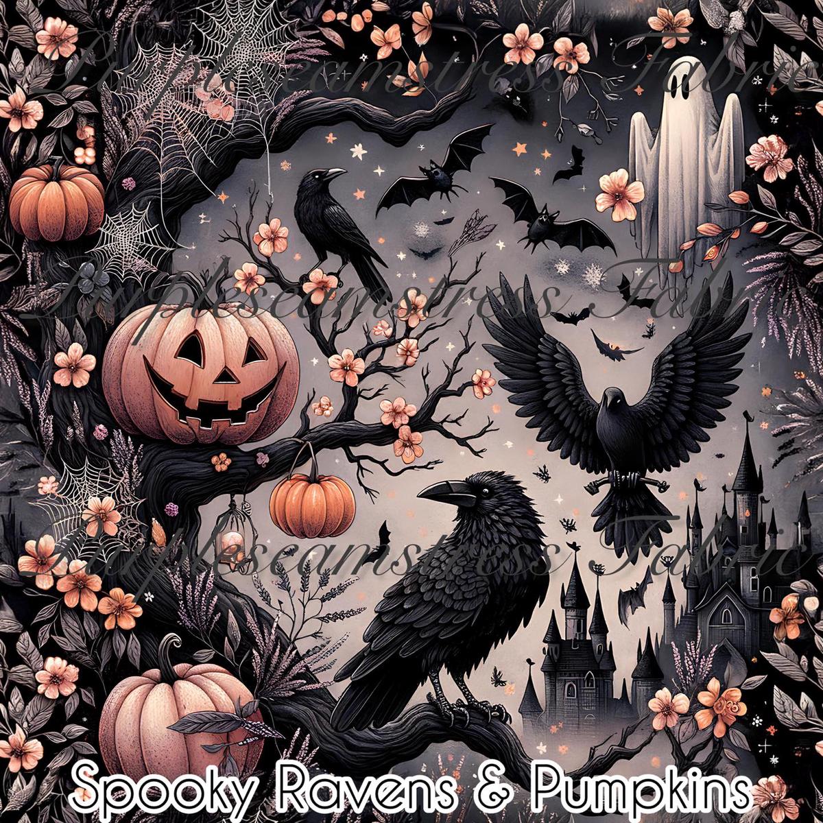 Spooky Ravens & Pumpkins  Fa...