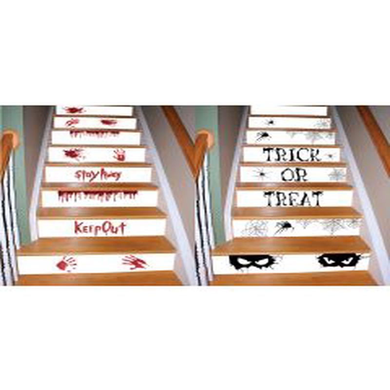 Stair Decor - trick or treat