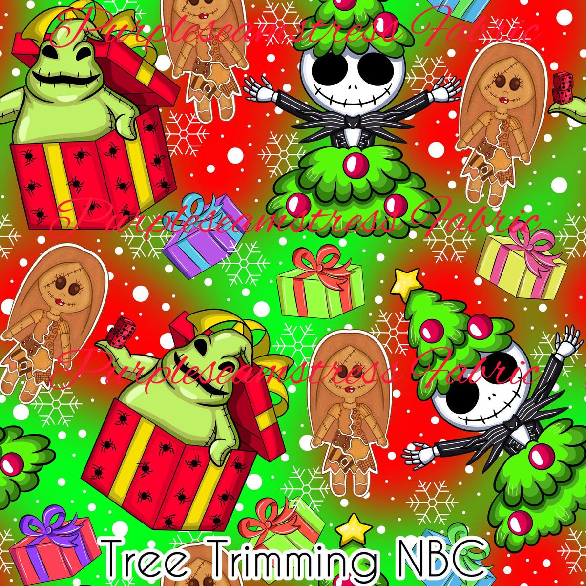 Tree Trimming NBC  Fabric
