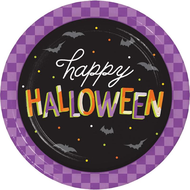 Retro Halloween - Lunch Plates 8ct